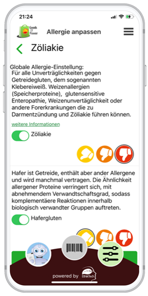 Zöliakie-App