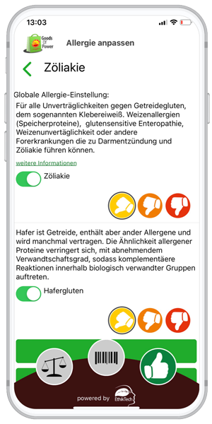 Weizenallergie-APP