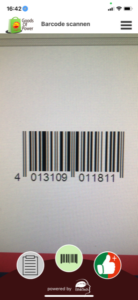 Milchallergie Barcode Scanner