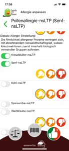 Senfallergie Kreuzallergien nsltp