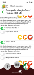 Tomatenallergie Kreuzreaktionen